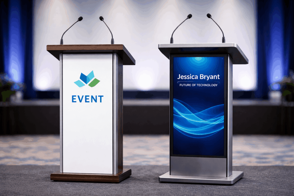 lectern rental for conferences in Poland